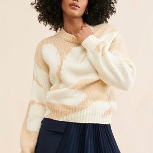 Mon Renn knit sweater Size small